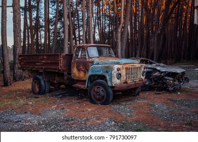 Old Abandoned Truck Images Stock Photos Vectors Shutterstock