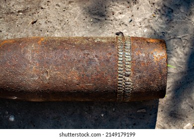 Old Rusty Artillery Shell, Bomb