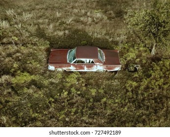 Old rusty car