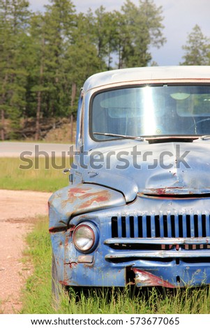 Old rusty car
