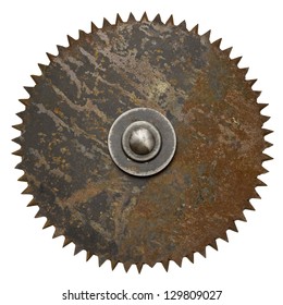 Old Rusty Circular Saw Blade