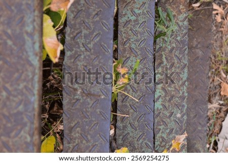 Similar – Image, Stock Photo Old rusty stairs on industrial building