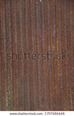 old rusty galvanized , Background and texture of rust iron,Vintage color style.
