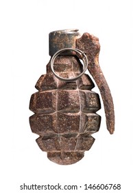 Old Rusty Grenade From World War II