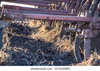 Old Rusty Harrow For Tillage