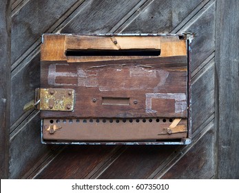 An Old Rusty Letter Box