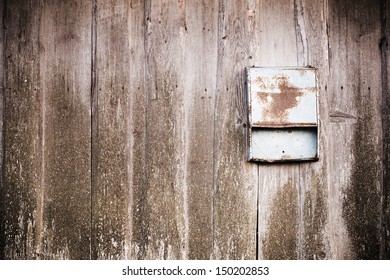 old rusty mailbox