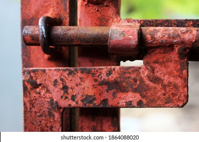 Old rusty metal door in grungy style - Shutterstock ID 1864088020