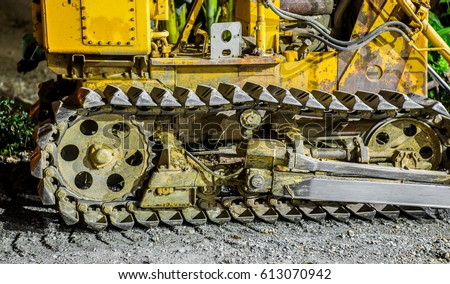 Old rusty Motorgrader