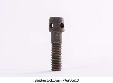 Old rusty screw