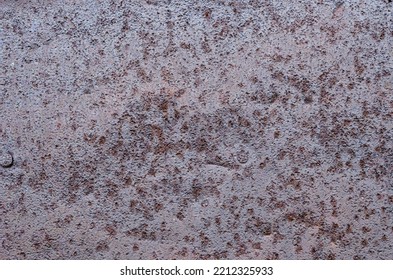 Old rusty sheet of iron. Close-up. Background. Texture. An old ferrous sheet is covered by disseminations of blight. - Shutterstock ID 2212325933