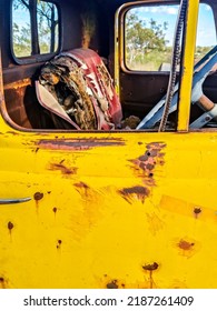 Old Rusty Vehicles Used In Australian Gold Rush Mines