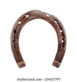 Old Rusty Worn Horseshoe Isolated On Stock Photo 154557797 | Shutterstock