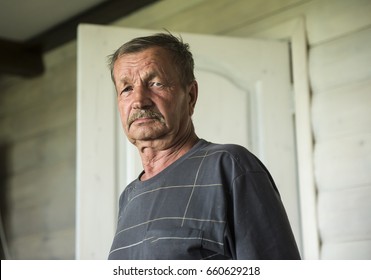 Old Sad Man Portrait