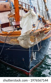 Old Sailing Ship With The Bowsprit