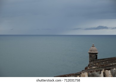 Old San Juan,  National Historic Site, Ocean And Fortress