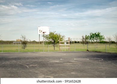 Old School Basketball Court