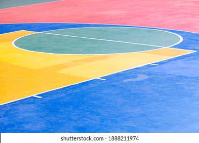 Old School Basketball Court Background
