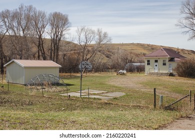 Old School House In Montana