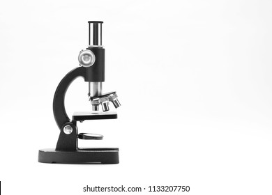 old scientific microscope
