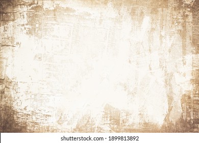 OLD SCRATCHED NEWSPAPER PAPER BACKGROUND, BROWN GRUNGE PATTERN WITH WHITE SPACE FOR TEXT, DIRTY WALLPAPER DESIGN - Shutterstock ID 1899813892