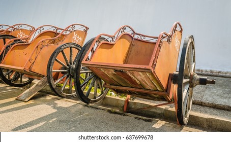 Old Scratched Roman Chariot