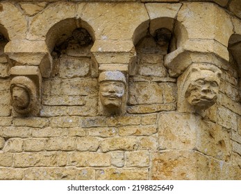 Old Sculptures On A Lintel