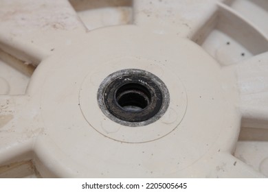 Old Sealing Before Replacement In Washer Machine Drum . Front Load Washing Machine Repair