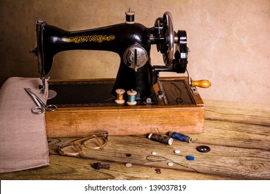 Old Sewing Machine.