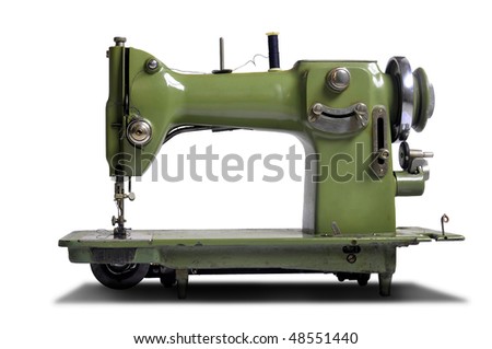 Similar – Image, Stock Photo Factory worker handling threads in a yarn production setup