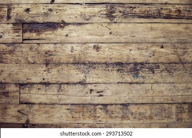 Old and shabby floor. Wooden planks texture.