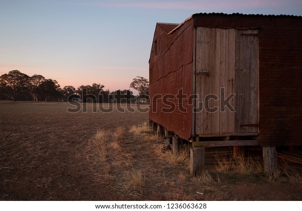 Old Shearing Shed Near Horsham Rural Stock Photo Edit Now 1236063628