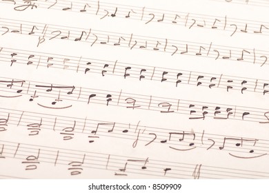 音楽 楽譜 手書き の画像 写真素材 ベクター画像 Shutterstock
