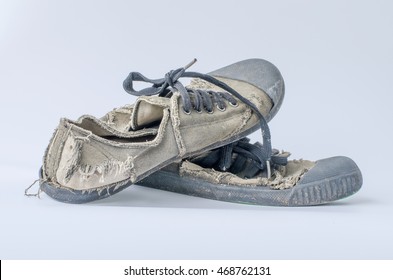 Old Shoe Isolated On White Background Stock Photo 468762131 | Shutterstock