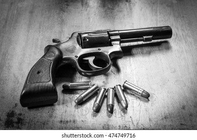 Old Short Gun Bullets On Wooden Stock Photo 474749716 | Shutterstock