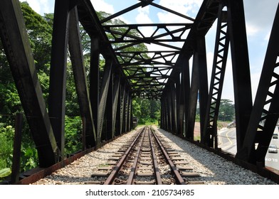 Old Singaporemalaysian Railway Tracks Singapore Voted Stock Photo ...