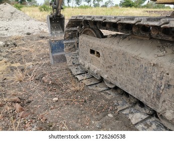 An Old, Small Backhoe That Can Still Be Used