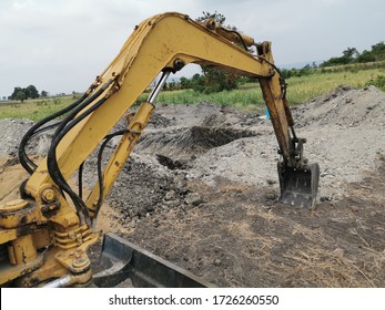 An Old, Small Backhoe That Can Still Be Used