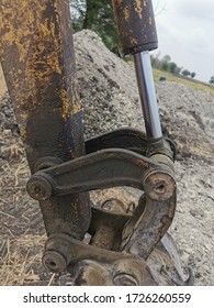 An Old, Small Backhoe That Can Still Be Used