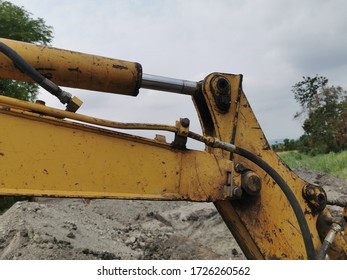 An Old, Small Backhoe That Can Still Be Used