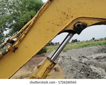 An Old, Small Backhoe That Can Still Be Used