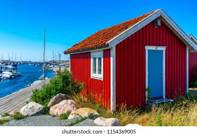 Old Small Fish House In Sweden