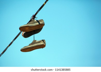 Sneakers Hanging Images, Stock Photos & Vectors | Shutterstock