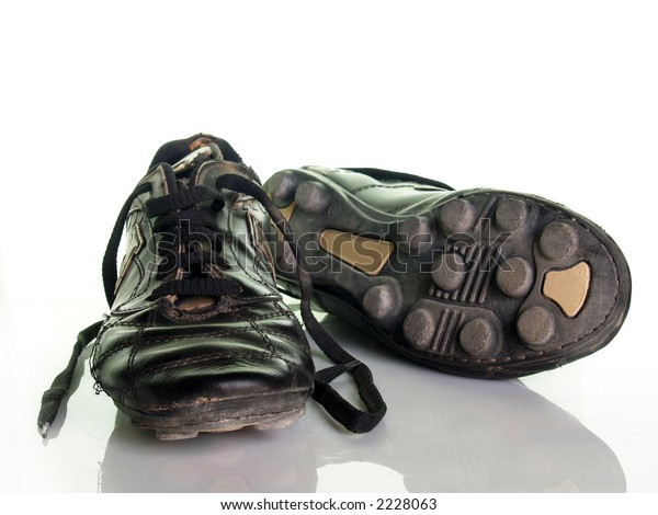 old soccer boots