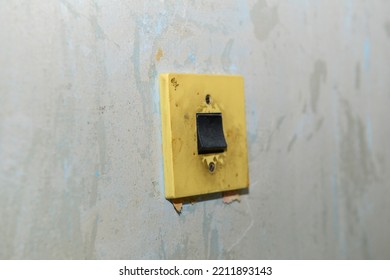 Old Socket. Switch And Socket.