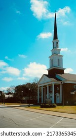 Old Southern Church In The Spring