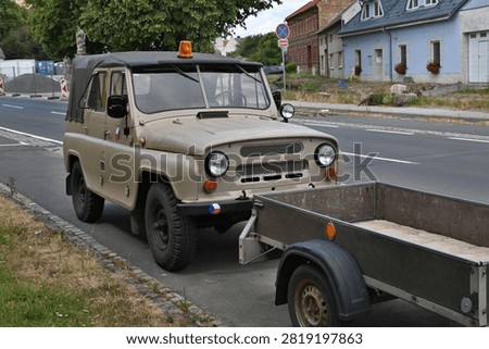 Old soviet army off road car