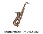 Old Soviet saxophone