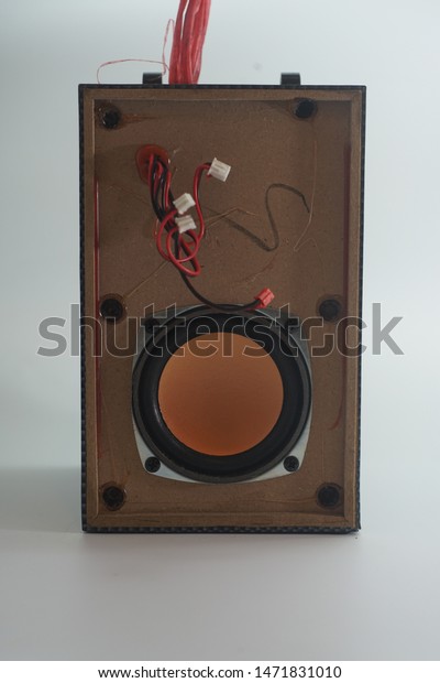 Old Speaker Cabinet Plywood Many Red Stock Photo Edit Now 1471831010