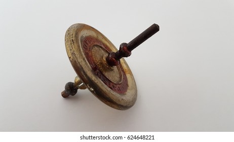 old spinning tops